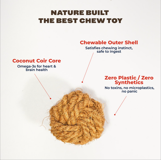 100% Natural Chew Clean Ball for 10X Healthier Teeth