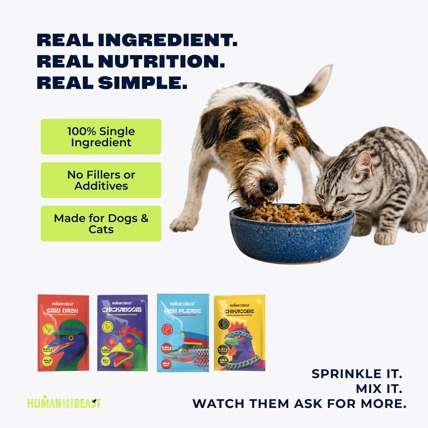 100% EMU-Meat Topper for 100x Healthier Dogs ~ CHICKACORE